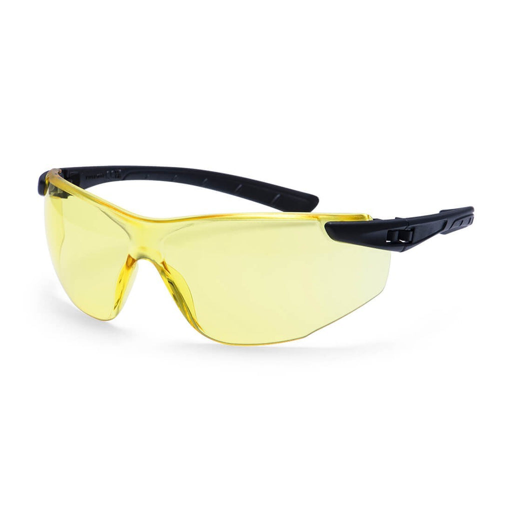 Portwest PS38 Ultra Safety Glasses Metal-Free Z87+ Lightweight Wraparo