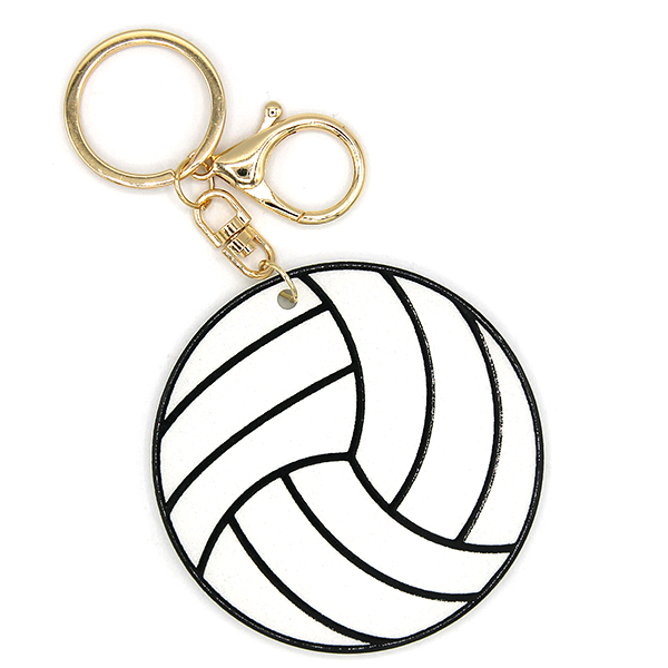 Glitter Resin Football Keychain – Gameday Bag Charm Sports Fan Gift