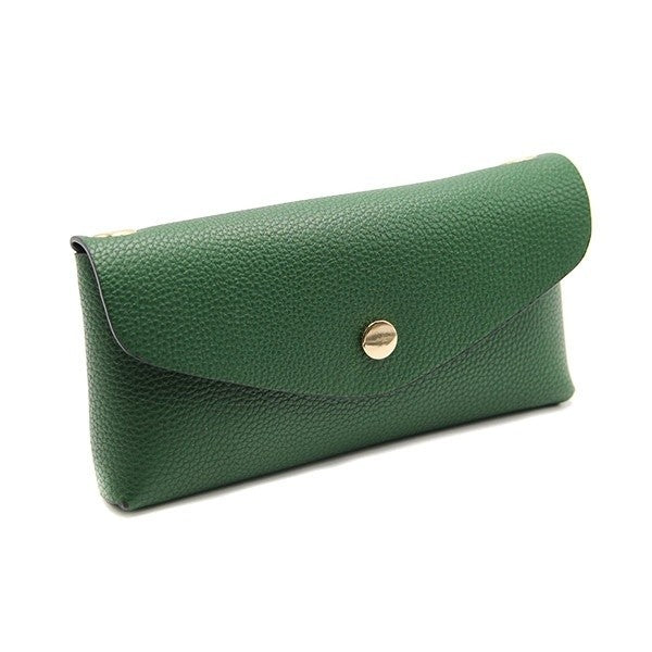 Toami Leatherette Fold Over Clutch Envelope Evening Handbag Vegan Leat