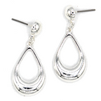 Dainty Teardrop Earrings Gold Silver Minimalist Drop Elegant Fashion Jewelry