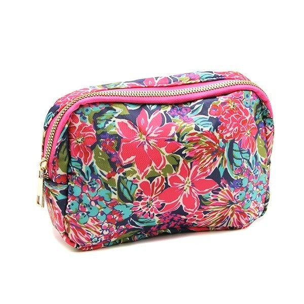 A.N Enterprises Floral Belt Bag Polyester Waist Fanny Pack Travel Hip