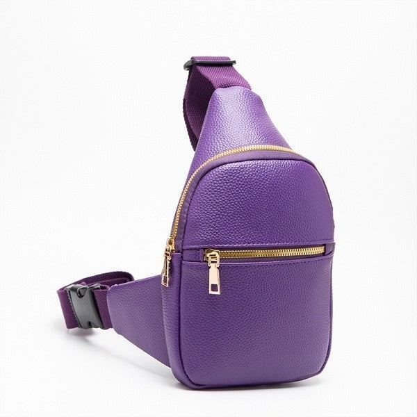 Toami Slim Front Pocket Sling Bag Crossbody Lightweight Casual Travel