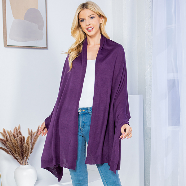 Solid Color Cashmere Feel Shawl Soft Winter Wrap Cozy Scarf Pashmina S