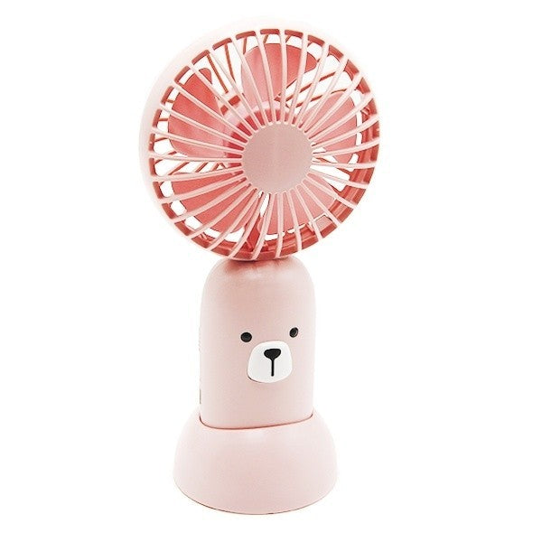 EFAN-2003 Mini Portable Bear Fan Mint USB Handheld Cute Personal Coole