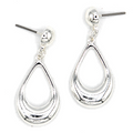Dainty Teardrop Earrings Gold Silver Minimalist Drop Elegant Fashion Jewelry