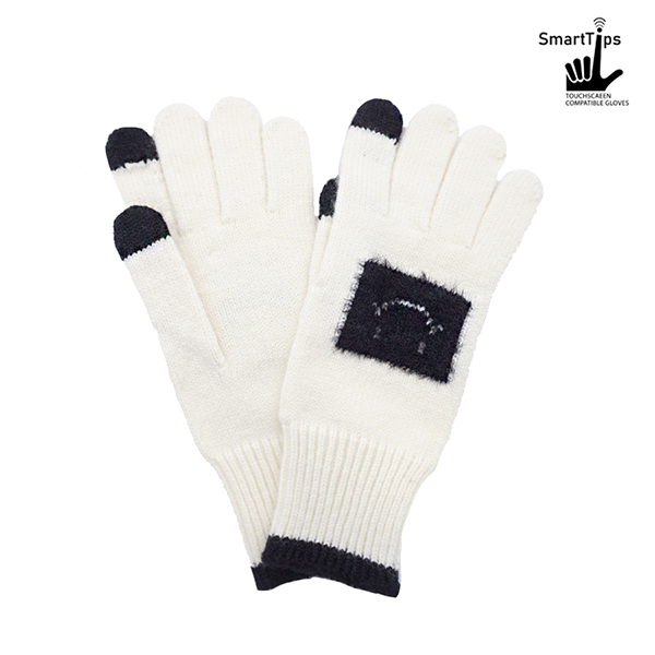 Touch Screen Friendly Winter Gloves – Warm Happy Face Non-Slip Cozy