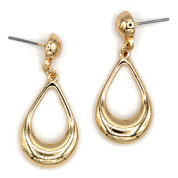 Dainty Teardrop Earrings Gold Silver Minimalist Drop Elegant Fashion Jewelry