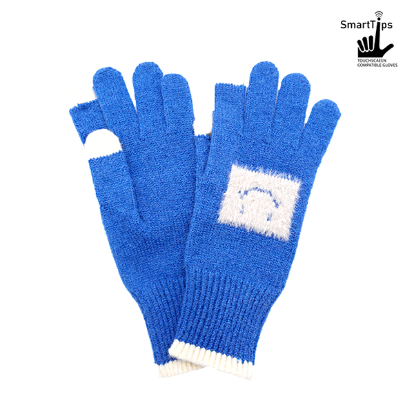 Touch Screen Friendly Winter Gloves – Warm Happy Face Non-Slip Cozy