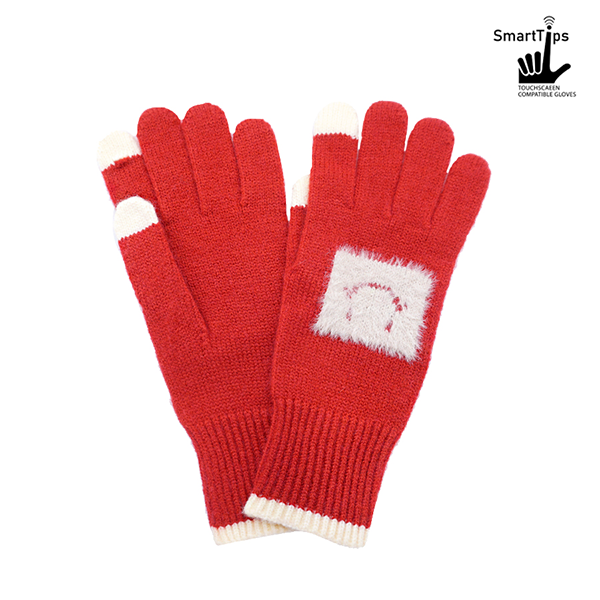 Touch Screen Friendly Winter Gloves – Warm Happy Face Non-Slip Cozy