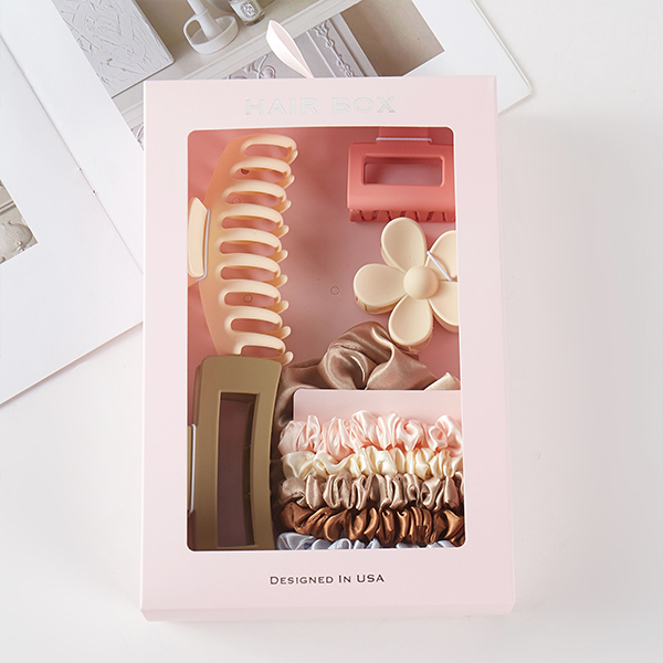 Flower Matte 6-Piece Hair Clip Set – Elegant Fashion Hair Accessorie