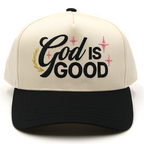 God Is Good Five Panel Baseball Cap Adjustable Faith Christian Hat