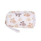 Styline MP0183 Paw Print Cosmetic Pouch – Zipper Makeup Bag Organize