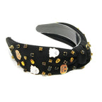 Solblanc Halloween Gem Stone Pin Headband – Spooky Costume Hair Acce