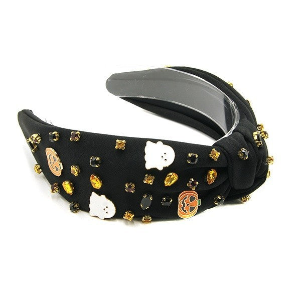 Solblanc Halloween Gem Stone Pin Headband – Spooky Costume Hair Acce