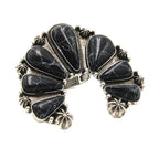 Treasure Navajo Arc Stone Stretch Ring Boho Southwestern Statement Jew