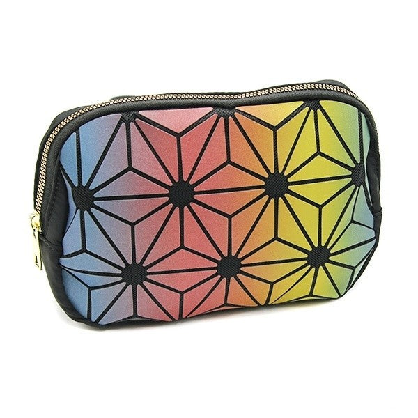 A.N Enterprises Geometric Belt Bag Multi-Color Fanny Pack Crossbody Wa