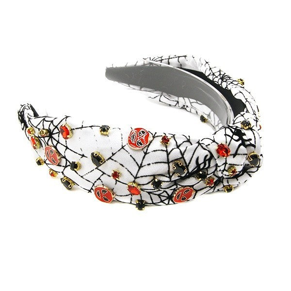 Solblanc Halloween Gem Stone Pin Headband – Spooky Costume Hair Acce