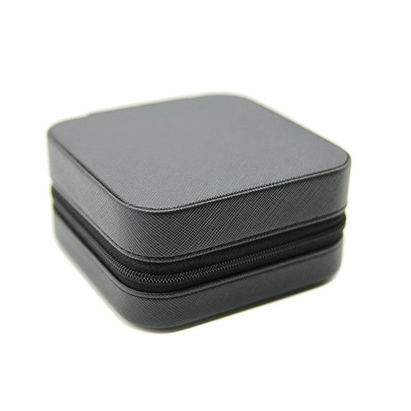 Mint Jewelry Organizer Box Travel Case Zipper Closure Rings Earrings S