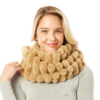 LOF Infinity Soft Faux Fur Scarf Cozy Winter Neck Warmer Fashion Acces Dimension: 8" L x 30" W