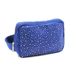 Encour HB-0093 Canvas Rhinestone Belt Bag Waist Fanny Pack Stylish