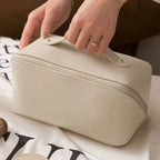 Faux Leather Cosmetic Bag Travel Makeup Organizer Zipper Pouch Waterpr