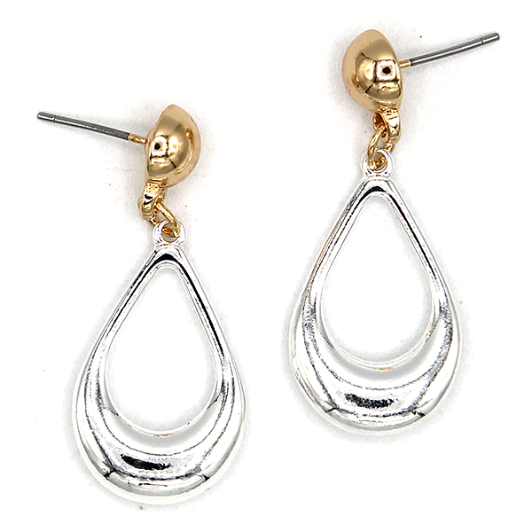 Dainty Teardrop Earrings Gold Silver Minimalist Drop Elegant Fashion Jewelry