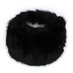 Faux Fur Single Handle Tote Bag Taupe Plush Shearling Handbag Cozy Win