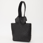 Hand Woven Mini Tote Bag Small Straw Beach Bag Summer Casual Handmade