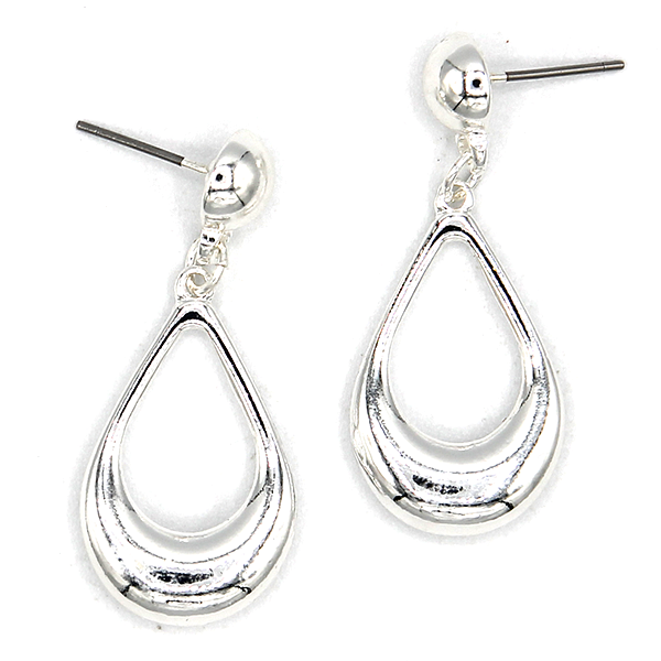 Dainty Teardrop Earrings Gold Silver Minimalist Drop Elegant Fashion Jewelry