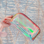 Toami Iridescent Cosmetic Bag Multi Color Makeup Travel Organizer Pouc