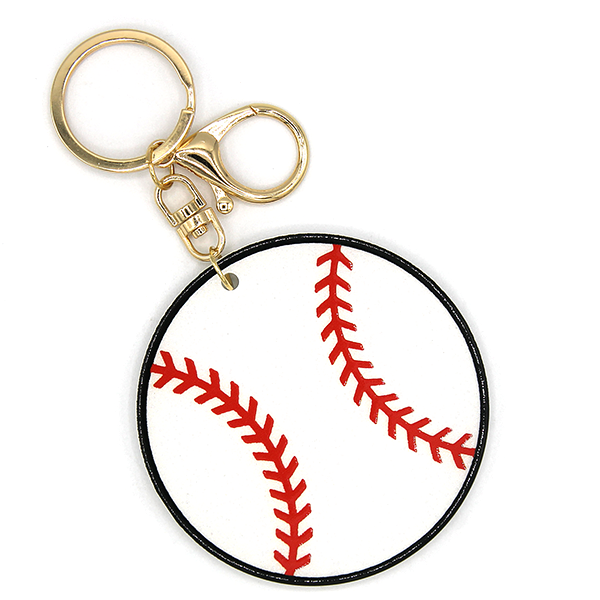Glitter Resin Football Keychain – Gameday Bag Charm Sports Fan Gift
