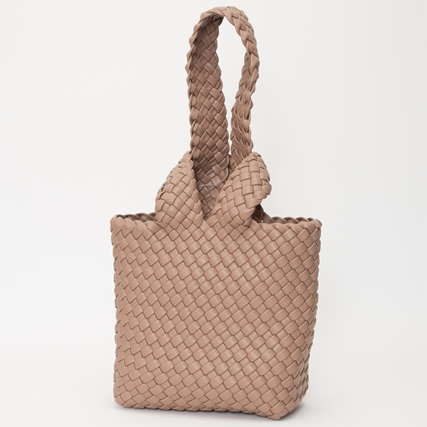 Hand Woven Mini Tote Bag Small Straw Beach Bag Summer Casual Handmade