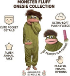 Blue Big Mouth Funny Adult  - Cozy Fleece Jumpsuit Sleepwear Gift