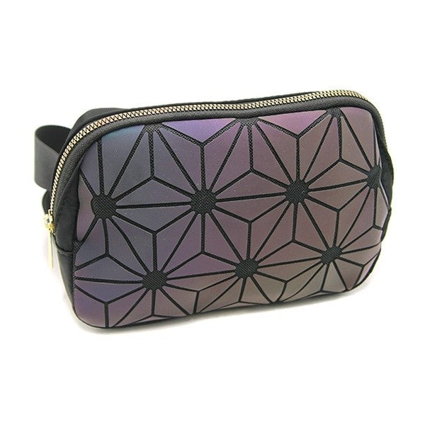 A.N Enterprises Geometric Belt Bag Multi-Color Fanny Pack Crossbody Wa